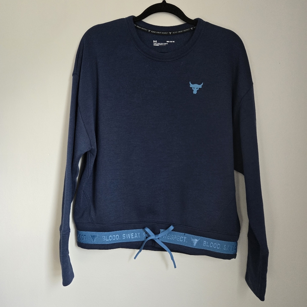 Project Rock Blue lounge sweater
